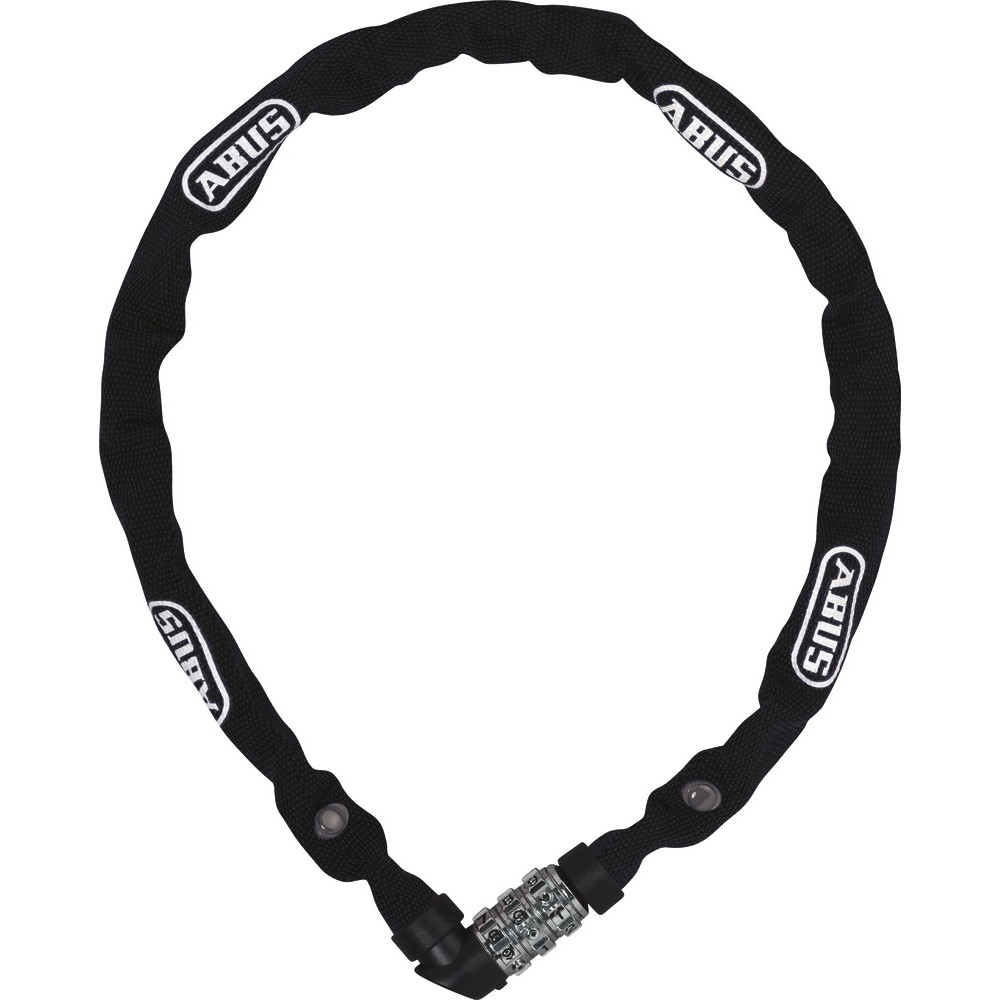 Abus Web 1200/110 Kjettinglås Black, 110cm/Ø4mm