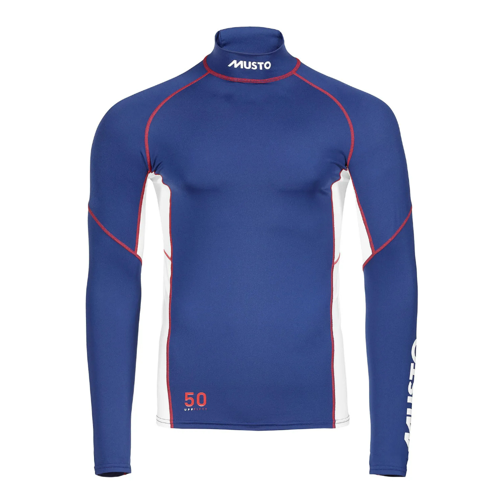 Musto Championship Long-Sleeve Rash Guard Men's Sodalite Blue, L