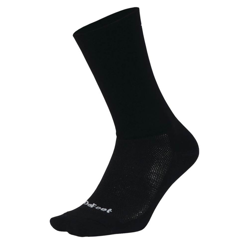 Defeet Aireator 6" D-Logo Sykkelsokk Black, S