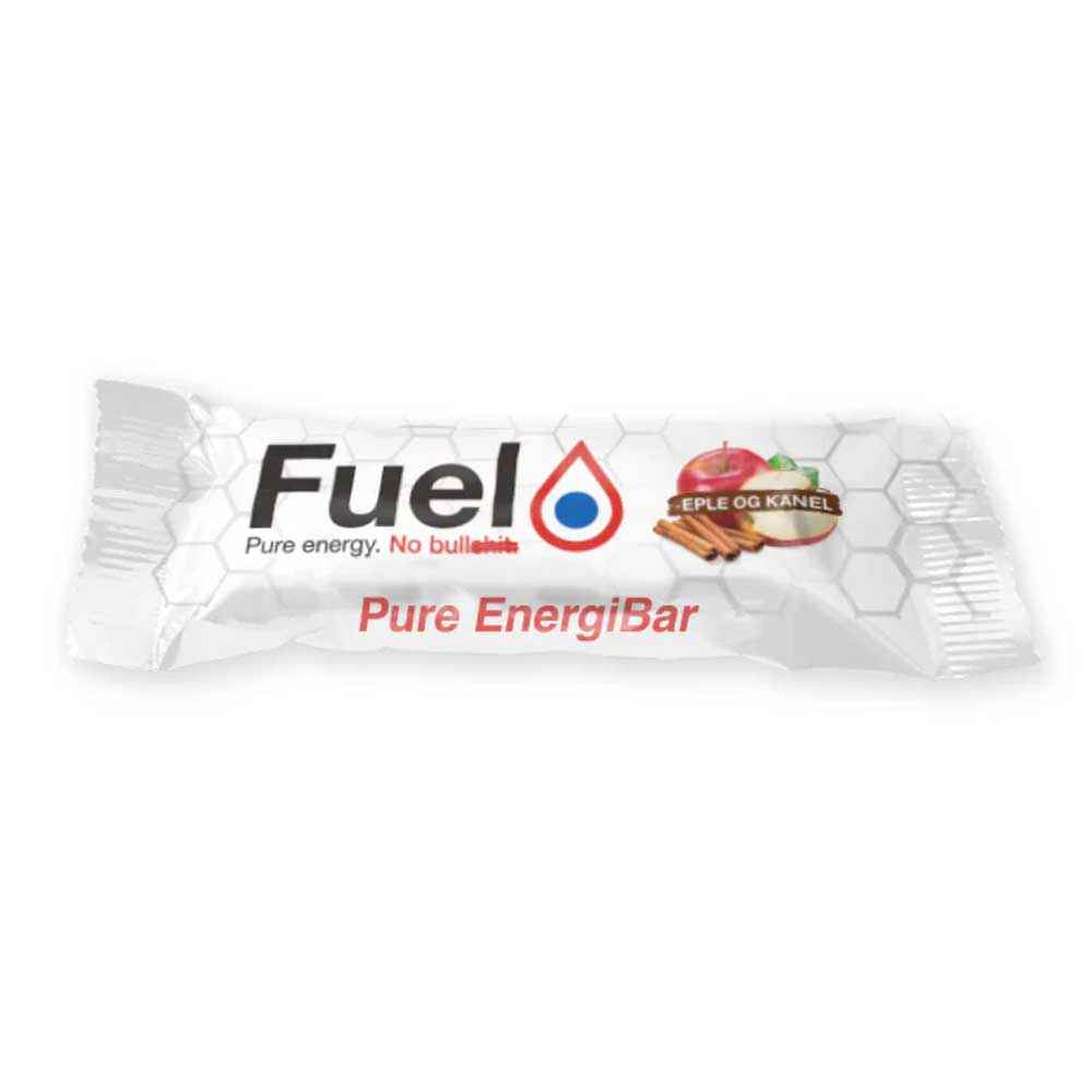 Fuel Of Norway Pure Energibar | Eple & Kanel | 40g White, 40G