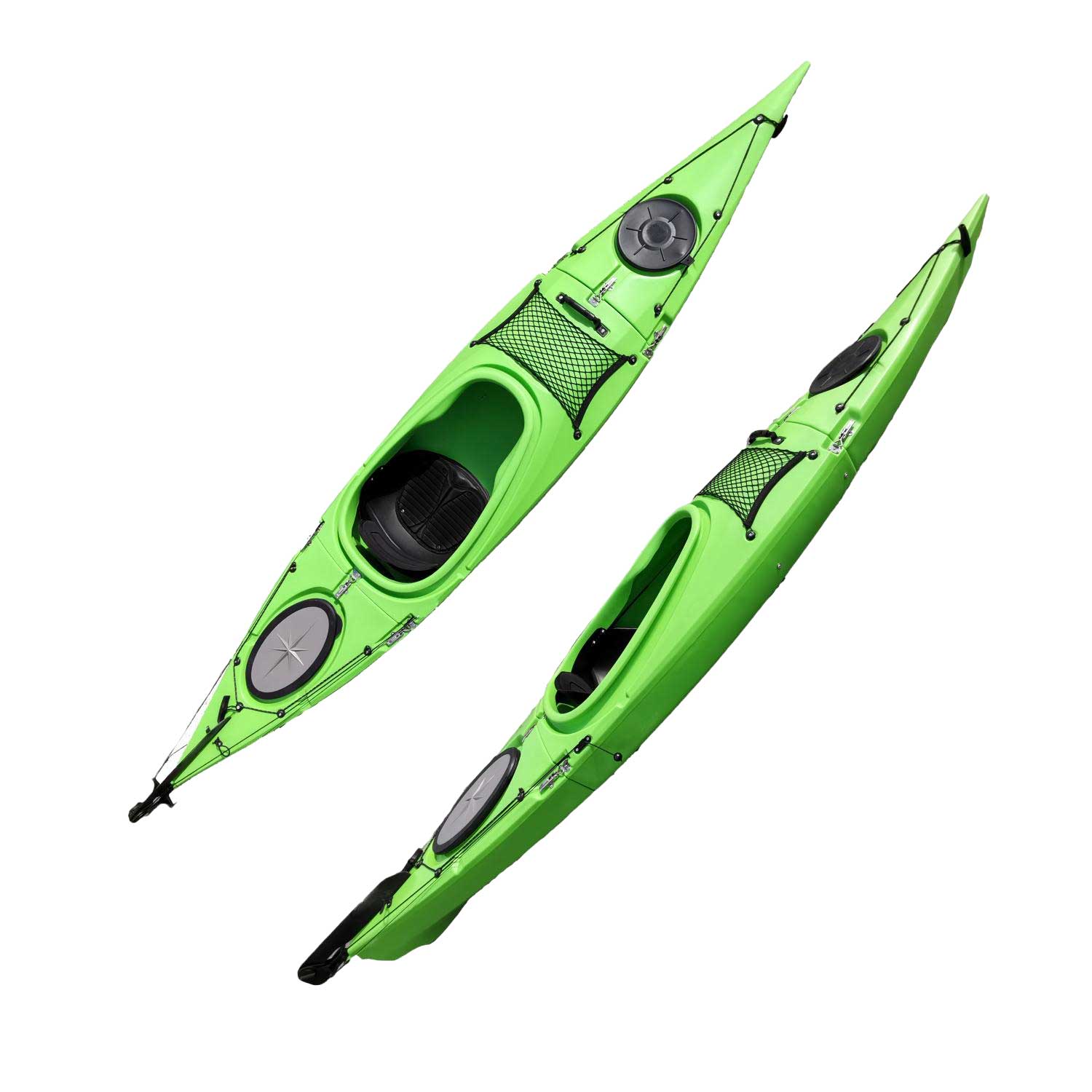 H&S Kayaks Cormorant 3-delt kajakk Lime
