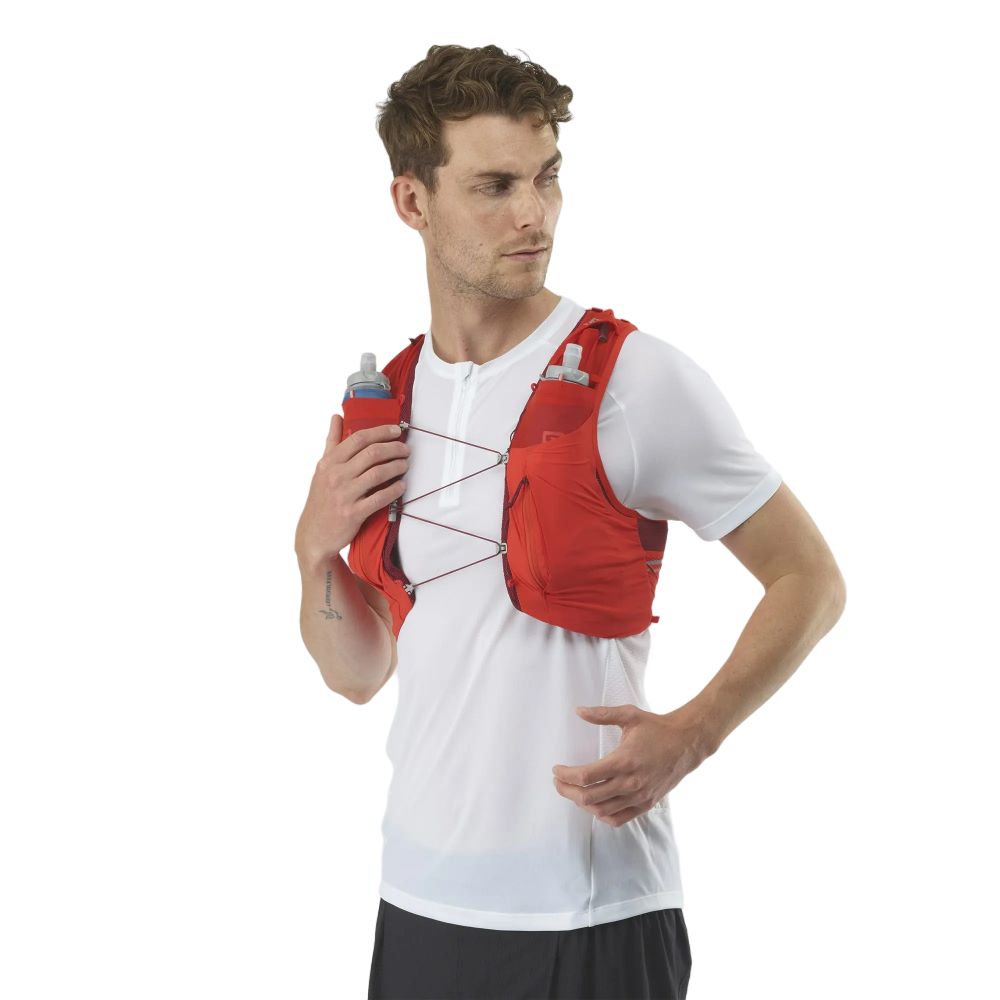 Salomon Sense Pro 10 Løpevest Fiery Red/Ebony/Caberne, S | 10L