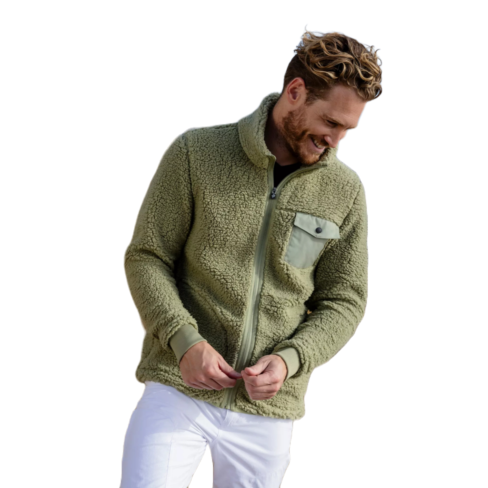 Pelle P Sherpa Zip Herre Oliver, S