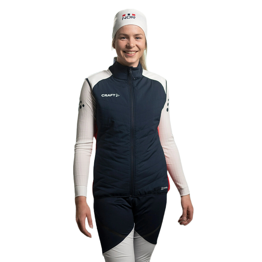 Craft Nordic Ski Club Vest Women's Blaze/White, M