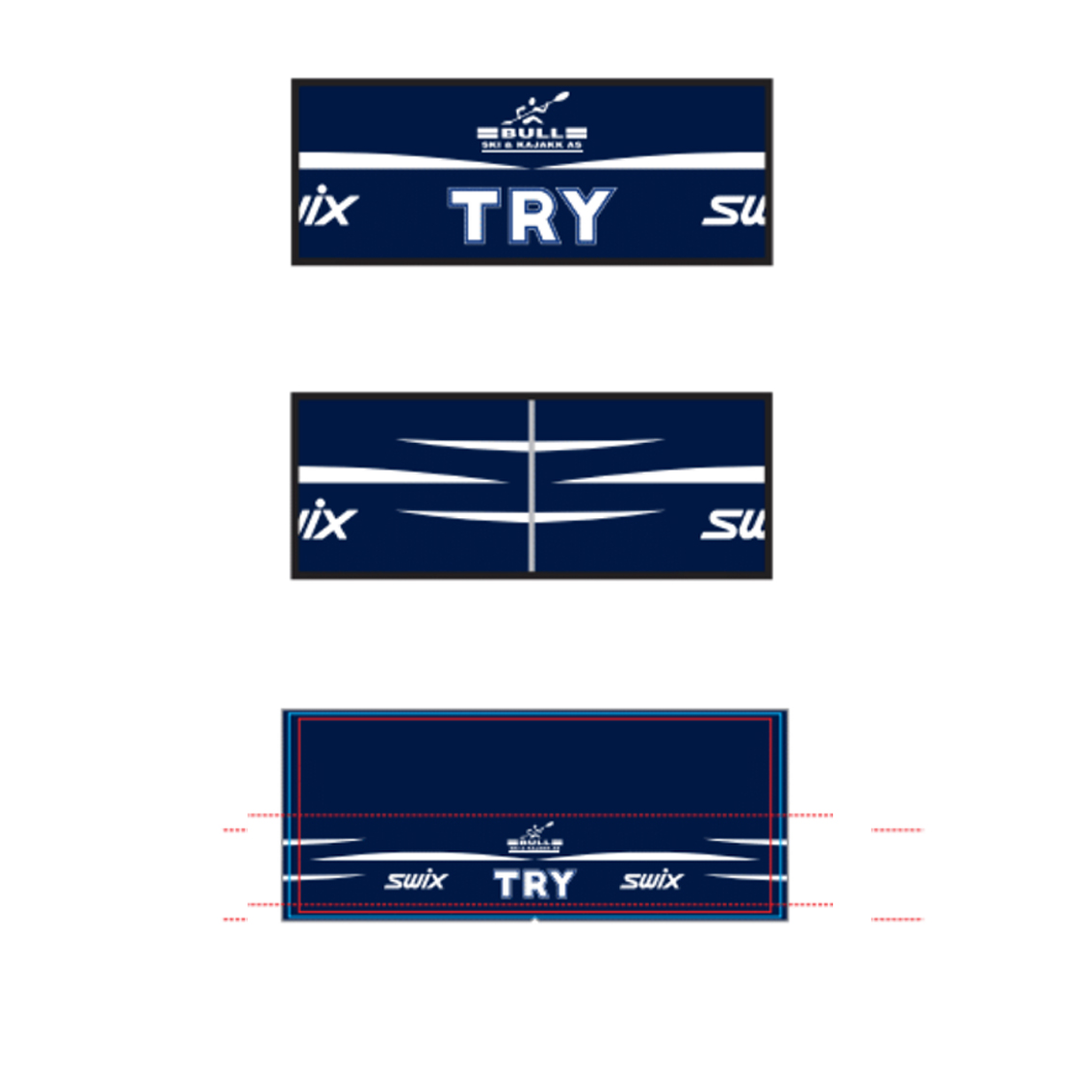 Il Try Try Pannebånd Roubaix Navy, 56