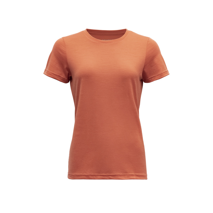 Devold Eika Merino 150 T-Skjorte Dame Coral, S