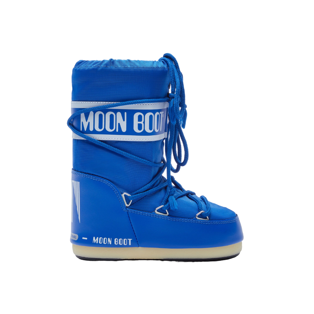 Moon Boot Icon Nylon Junior Electric Blue, 23/26