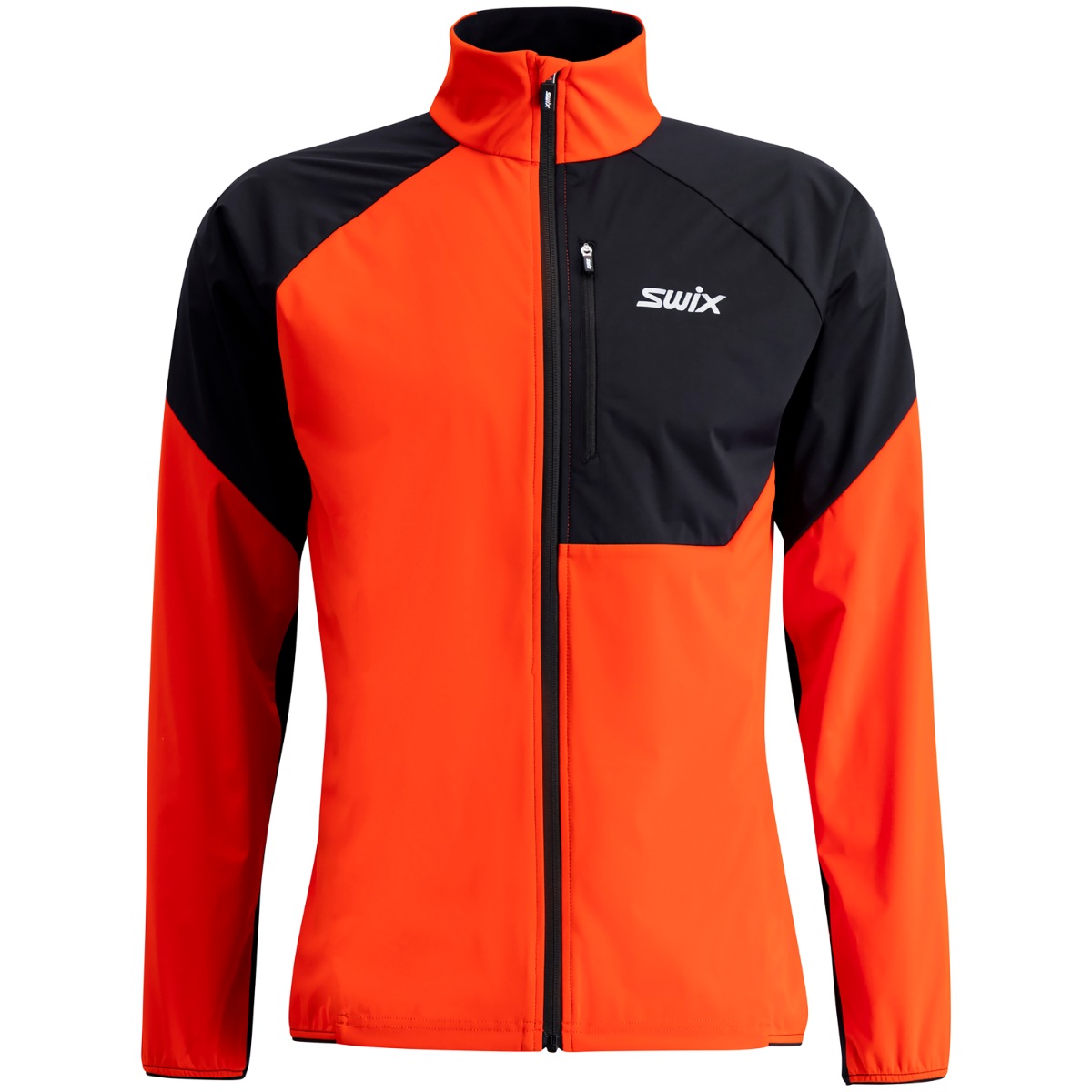 Swix Focus Wind Skijakke Herre Fiery Red/Black, M