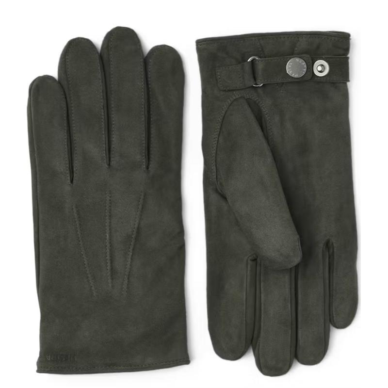 Hestra Robert Skinnhanske Herre Dark Olive, 9