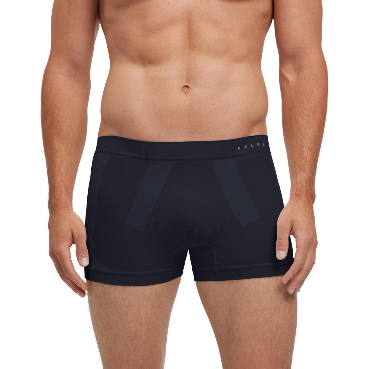 Falke Warm Boxer Herre Black, XL