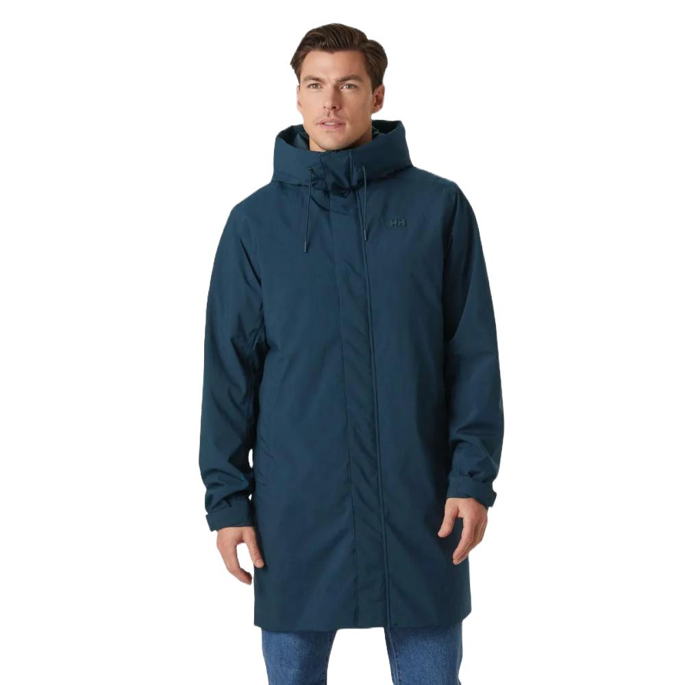Helly Hansen Munich Vattert Regnjakke Herre Navy, XL