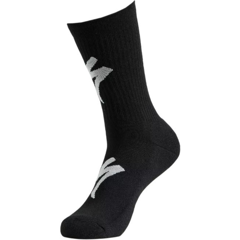 Specialized Techno MTB Tall Logo Sykkelsokk Black, M