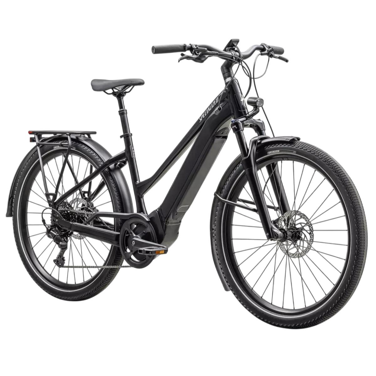 Specialized Turbo Vado 4.0 Step-Through elsykkel 70Nm Gloss Castblack / Satin Silver Reflective, M