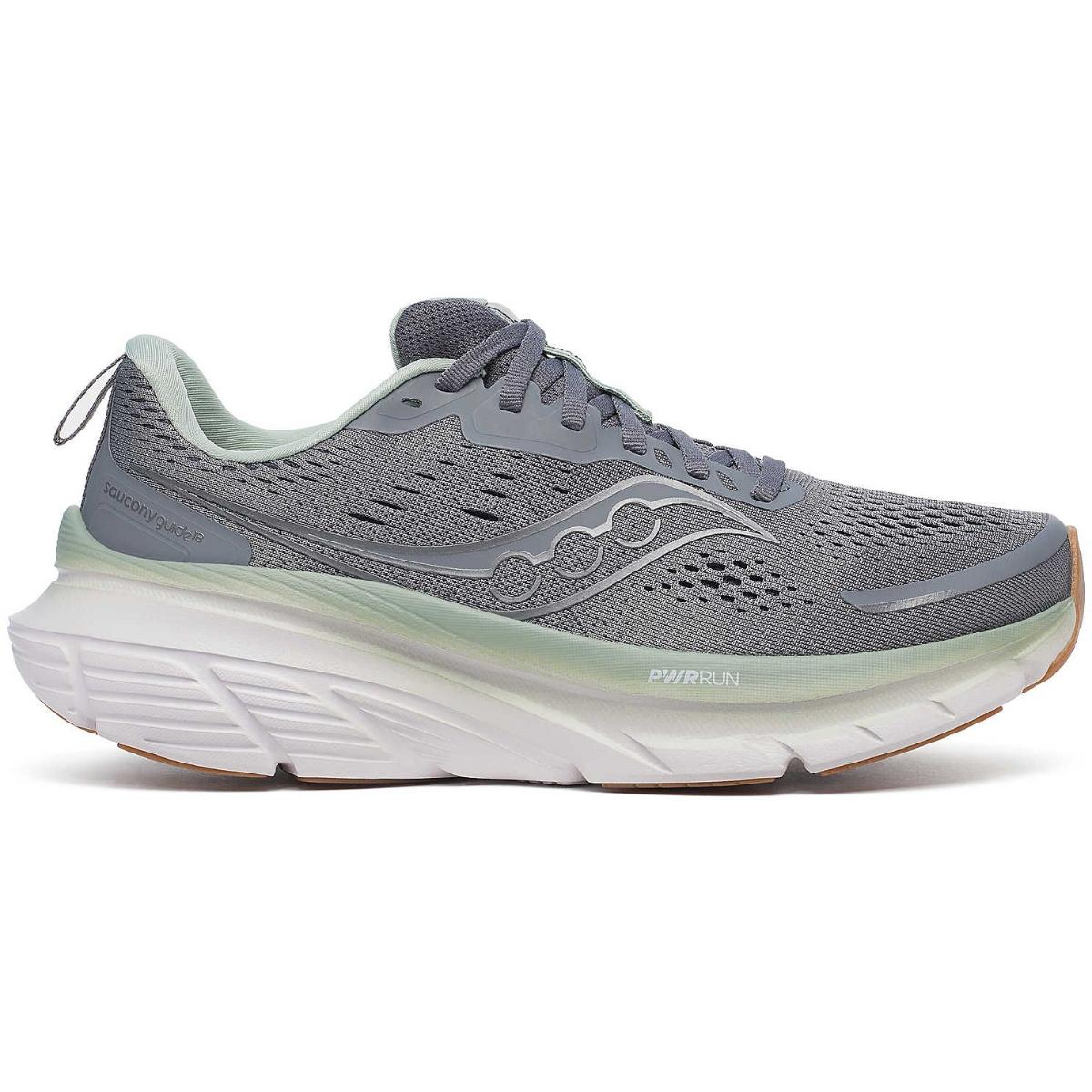 Saucony Guide 18 Herre Carbon/Iceberg, 46