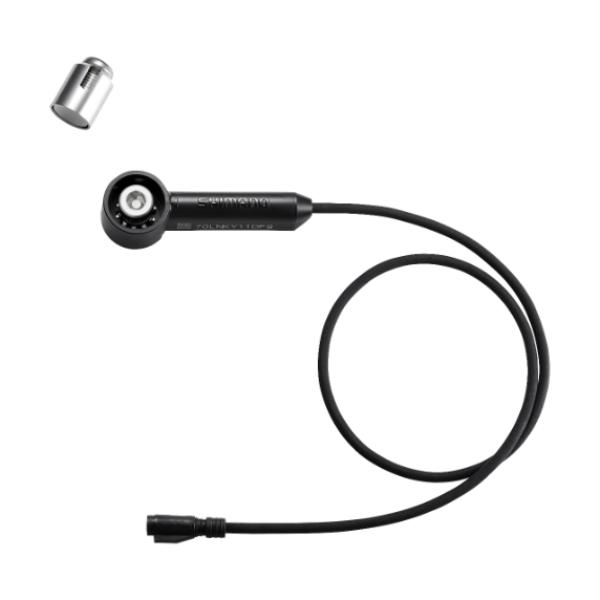 Shimano SM-DUE10 Hastighetssensor m/Eikemagnet | 780mm Kabel | STEPS Black, 760MM