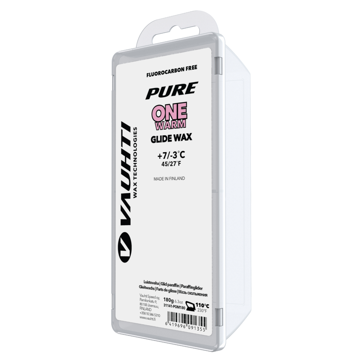 Vauhti Pure One Warm Glider | +7/-3°C | 180g White, 180