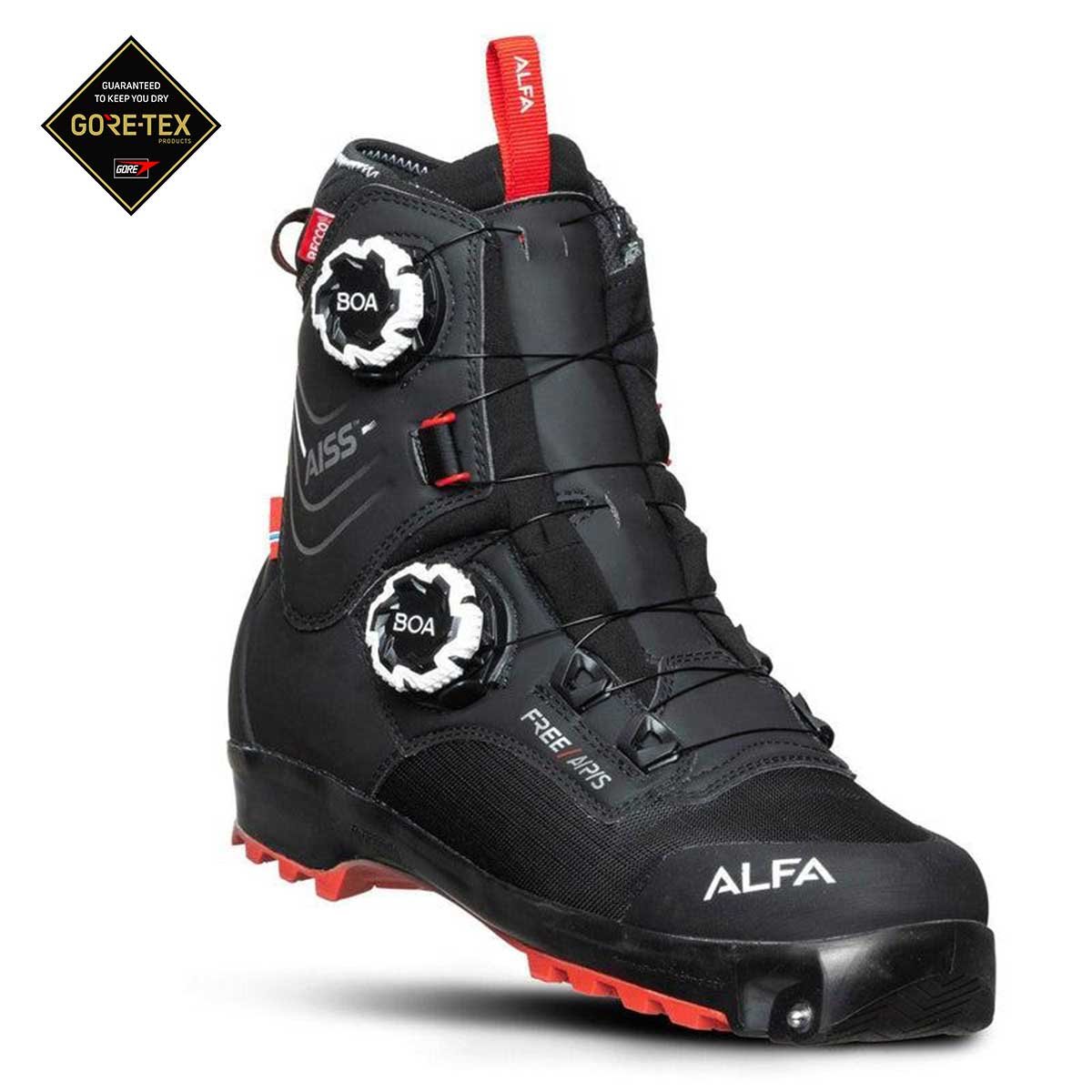 Alfa Free A/P/S Gore-Tex Dame Black, 42
