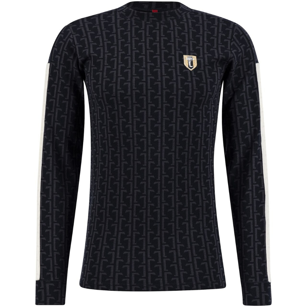 Swix Legacy Merino Bodywear Langermet Ulltrøye Herre Black, XL