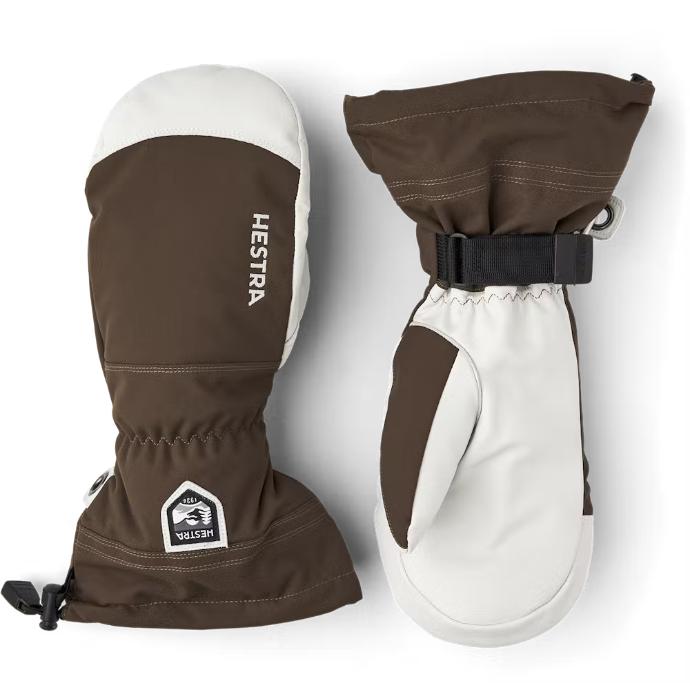 Hestra Army Leather Heli Ski Alpinvott Espresso, 11