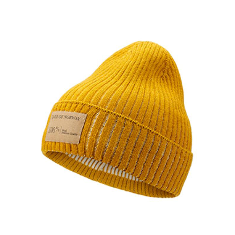 Dale Of Norway Alvøy Lue Mustard/Offwhite, OS