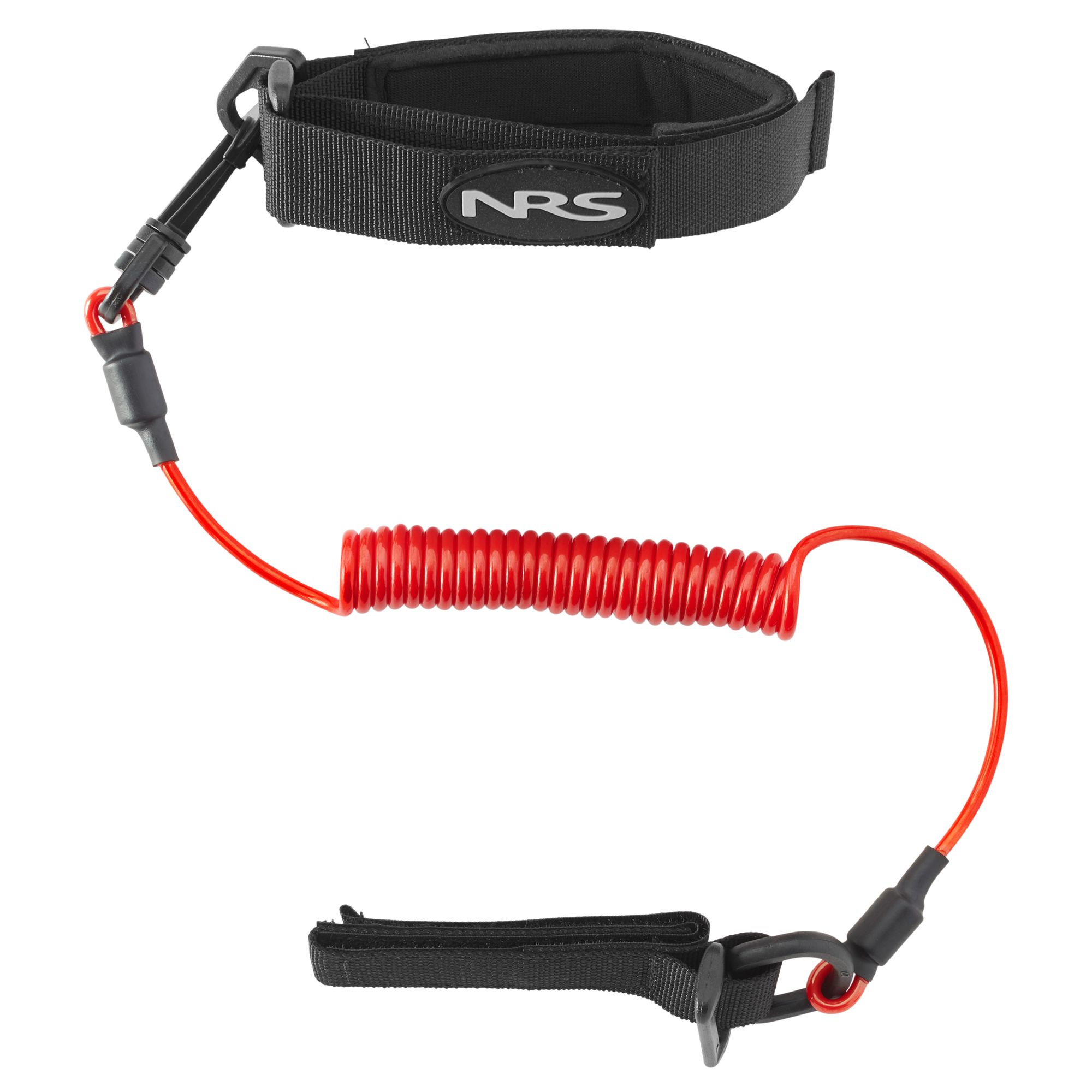 Nrs Paddle Leash Coil Red