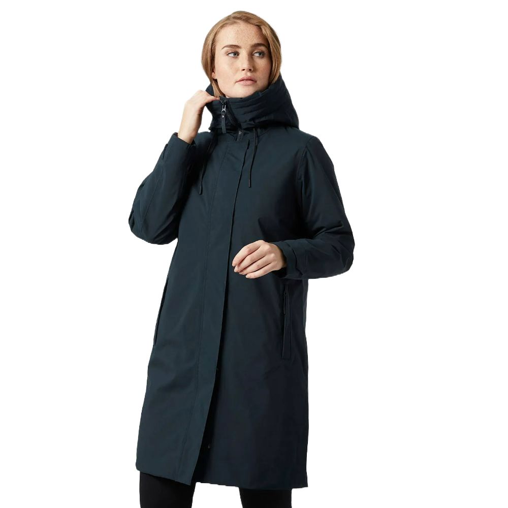 Helly Hansen Victoria Insulated Regnjakke Dame Navy, L