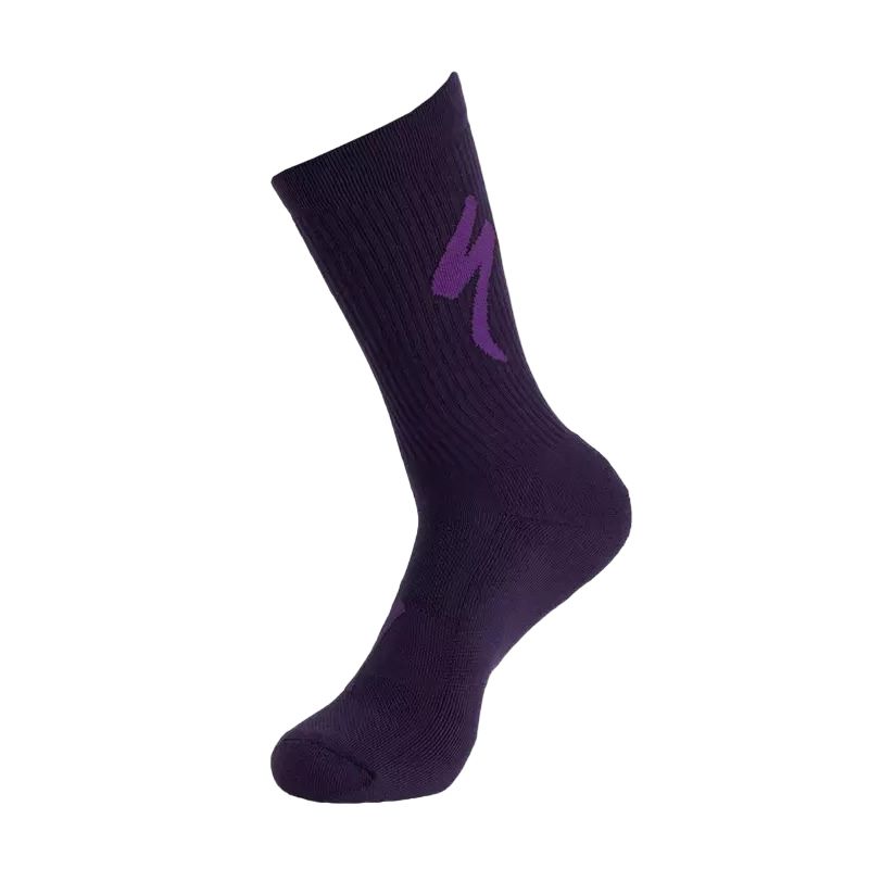 Specialized Techno MTB Tall Logo Sykkelsokk Dusk/Purple Orchid, XL