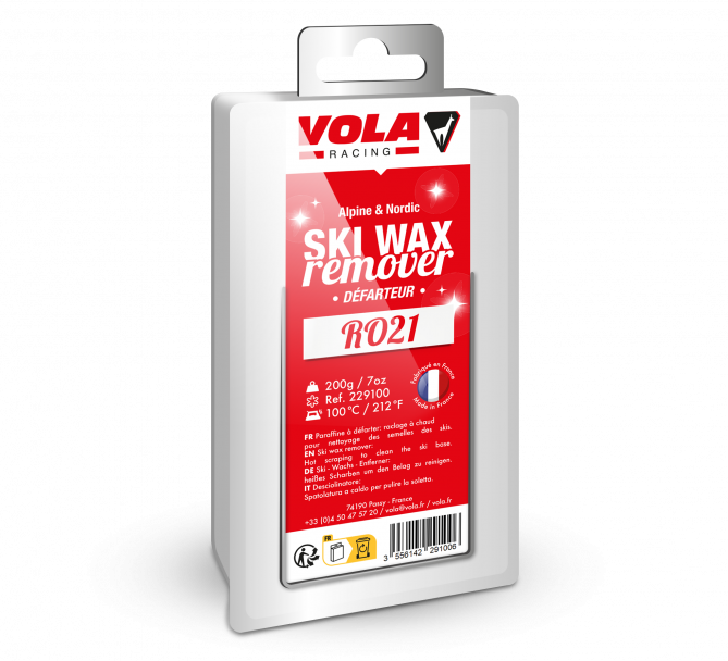 Vola Parafin RO21 Ski Wax Remover White, 200 G
