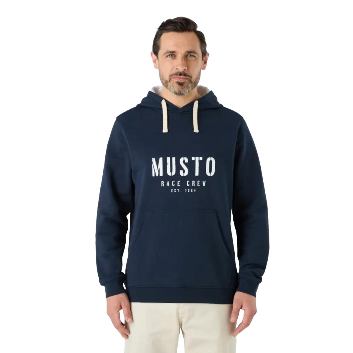 Musto Classic Musto Hoodie Herre Navy, L