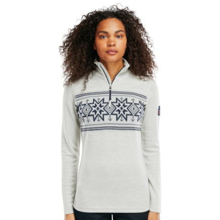 Dale Of Norway Tindefjell Basic Ullgenser Dame Offwhite/Navy/Smoke, M