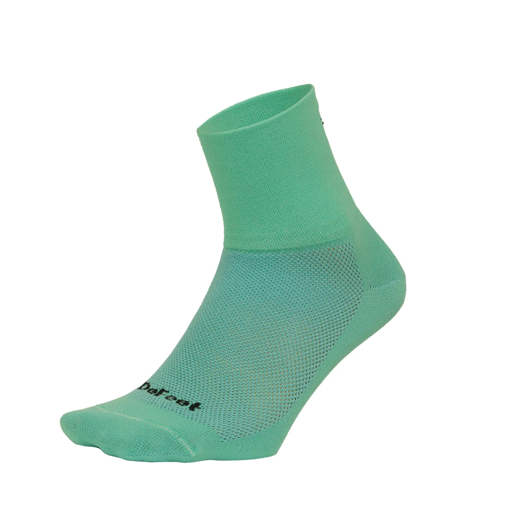 Defeet Aireator 3" D-Logo Sykkelsokk Celeste, S
