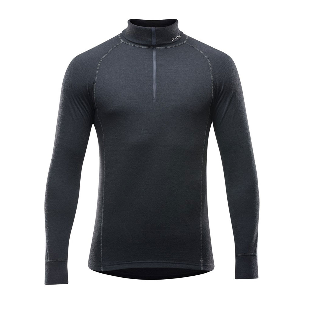 Devold Duo Active Merino 205 Zip Neck Herre Black, XL