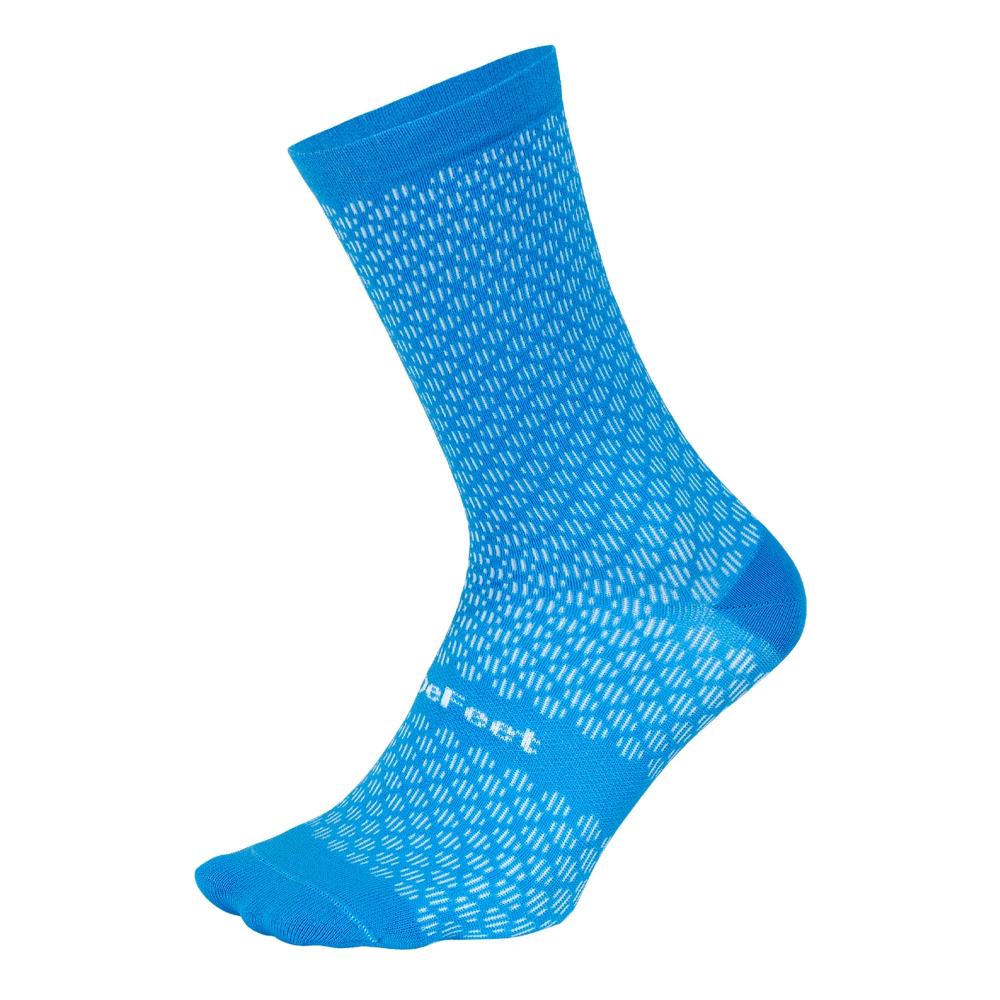 Defeet Evo Mont Ventoux 6" Sykkelsokk Barnstormer Blue, S