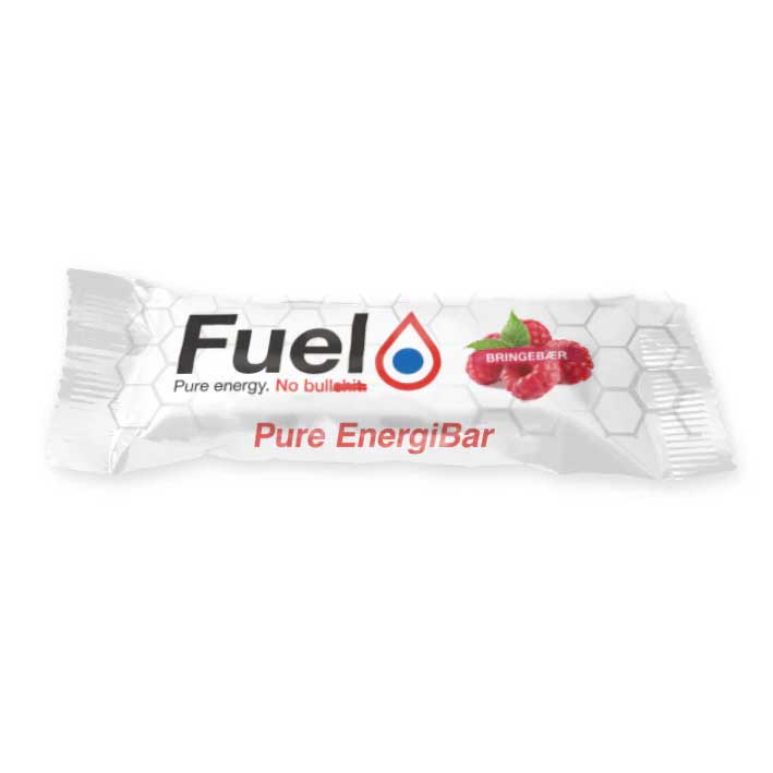 Fuel Of Norway Pure Energibar | Bringebær | 40g White, 40G