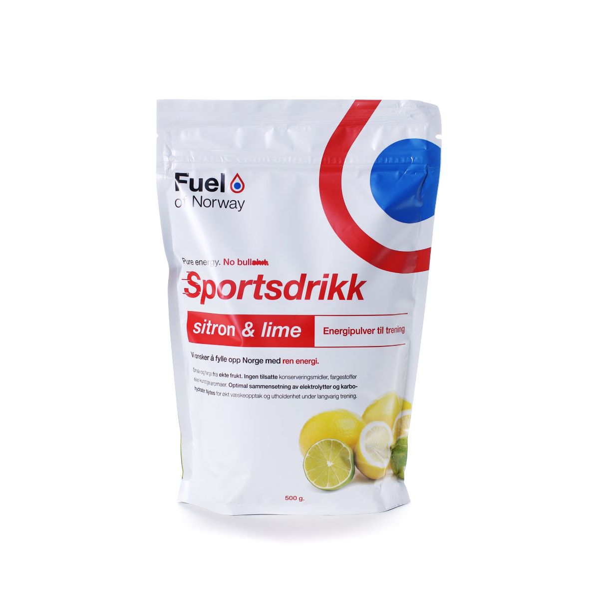 Fuel Of Norway Sportsdrikk | Sitron & Lime | 500g White, 500G