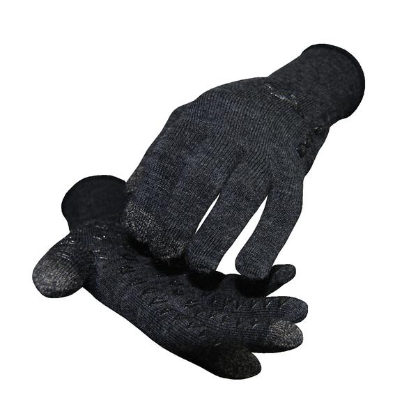 Defeet Duraglove ET Wool Sykkelhanske Charcoal, XS