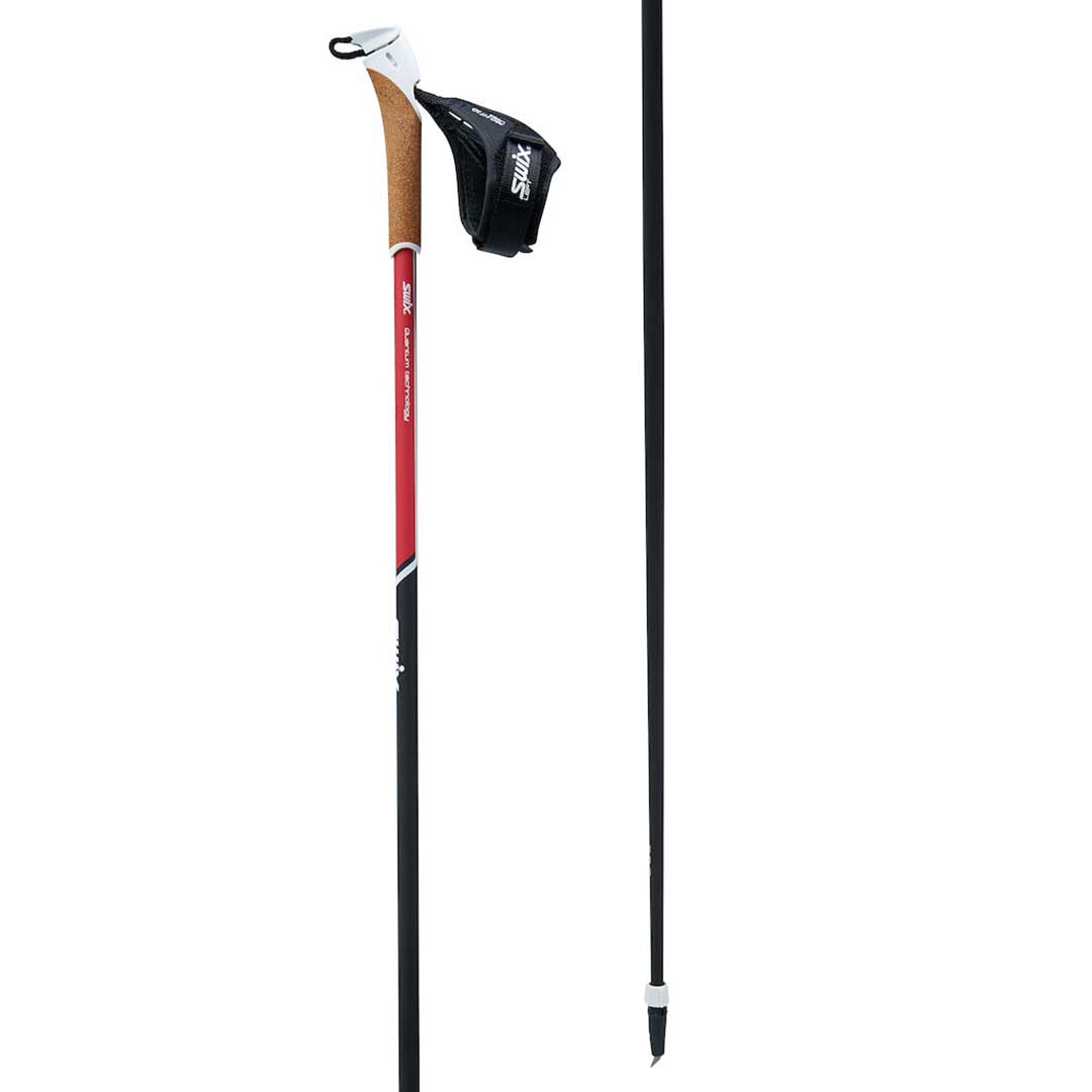 Swix 2023 Roadline 2 Rulleskistaver Black/Red, 1550