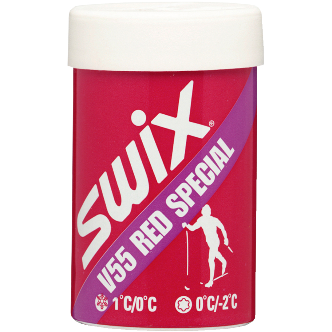 Swix V55 Rød Spesial Festevoks | 0/+1°C | 45g Red