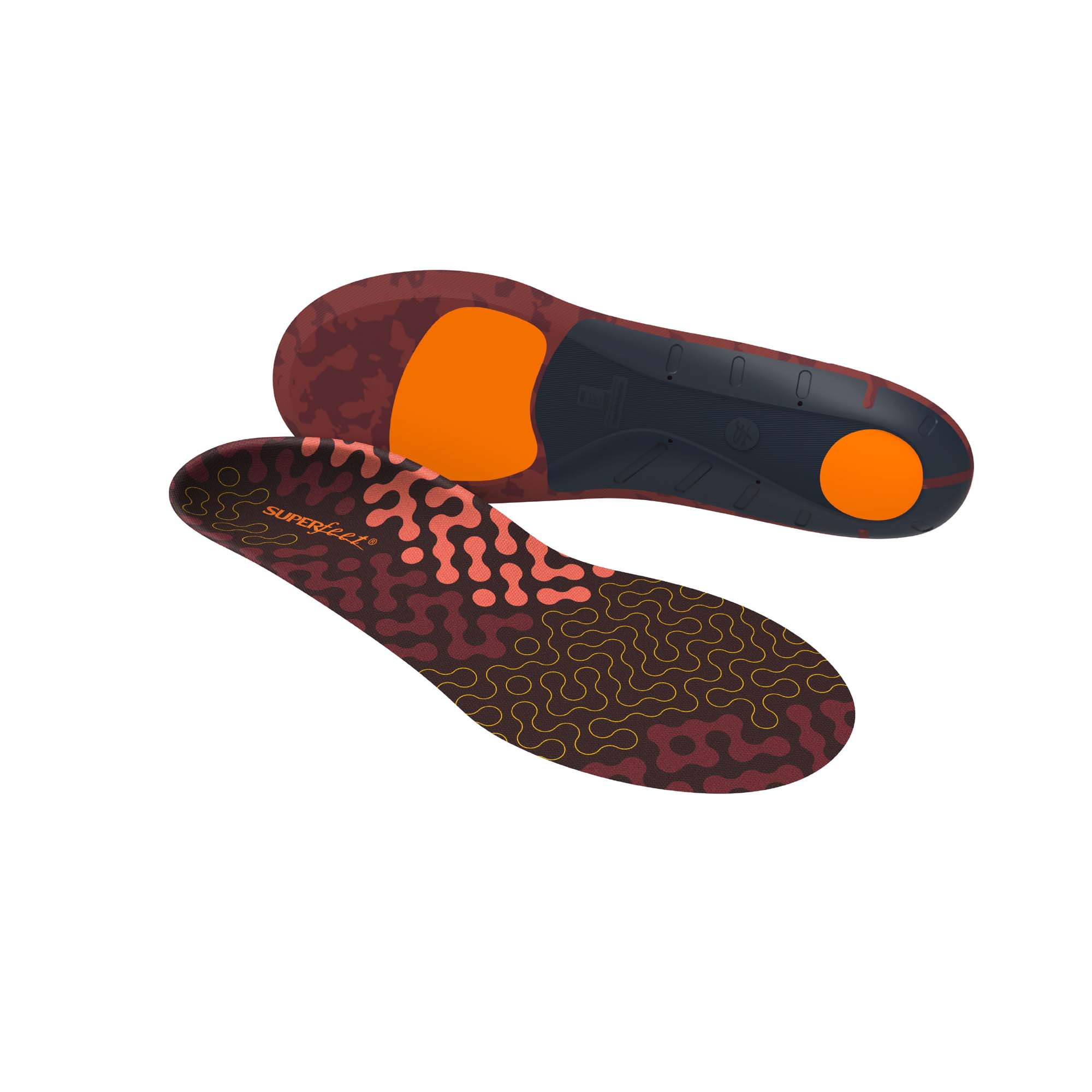 Superfeet Active Cushion Low Arch Orange, C: 37-38.5