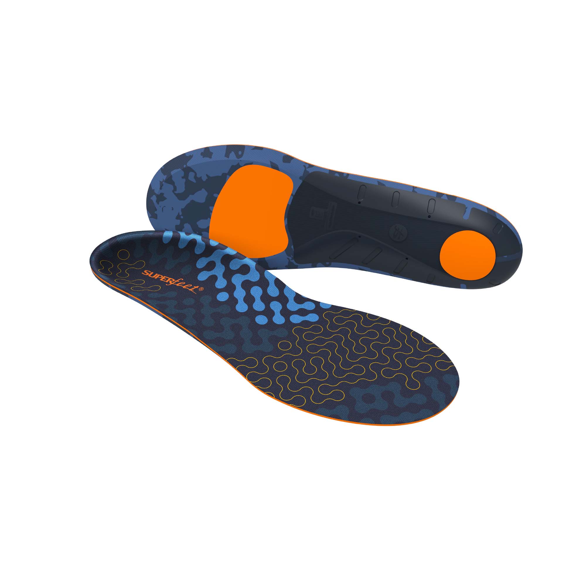 Superfeet Active Cushion Medium Arch Blue, F: 45-46.5