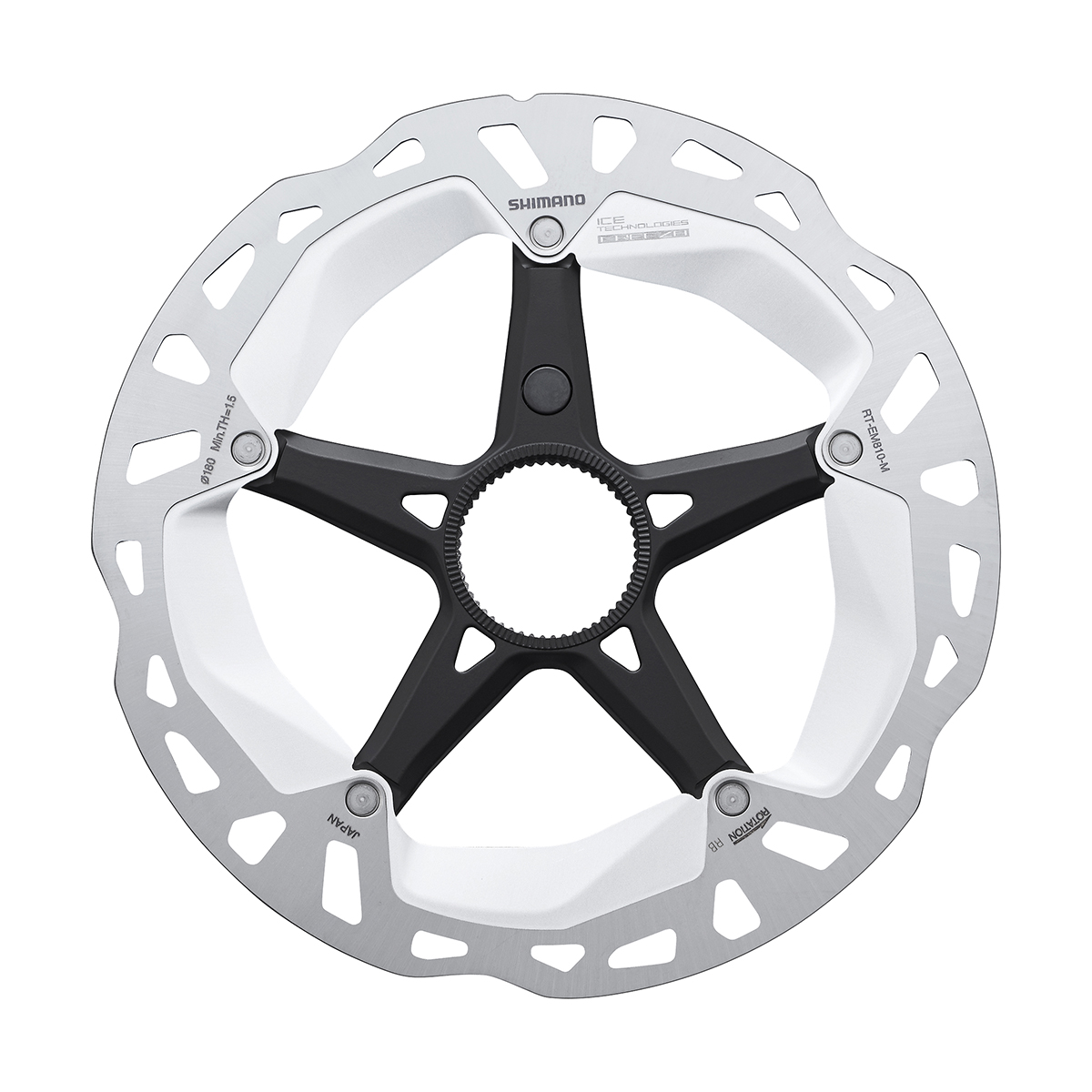 Shimano STEPS EM810 ICE TECH FREEZA Bremseskive m/Magnet | 160mm | Center Lock Grey, 160MM