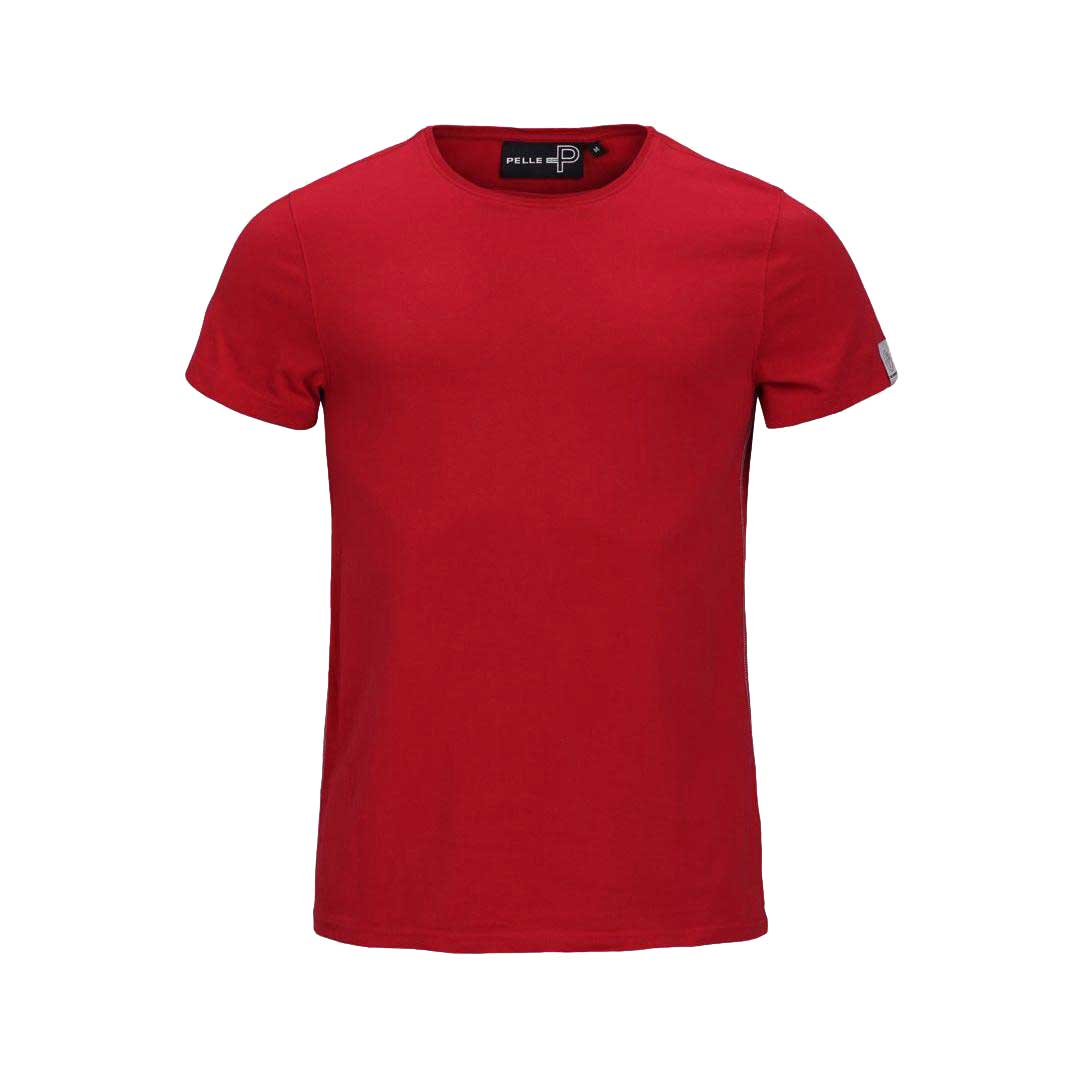 Pelle P Badge T-Skjorte Herre Race Red, S