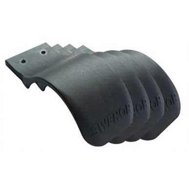 Swenor Skjermsett Finstep 4pk Black, O/S