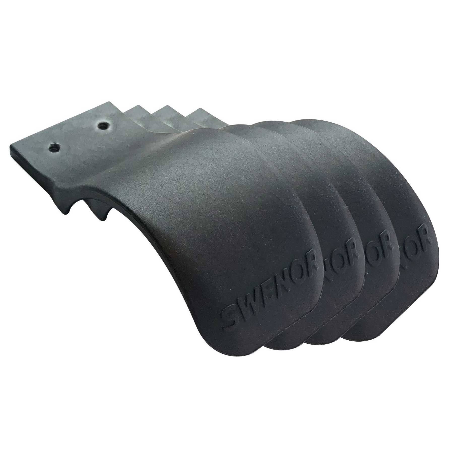 Swenor Skjermsett Alutech | 4pk Black, O/S