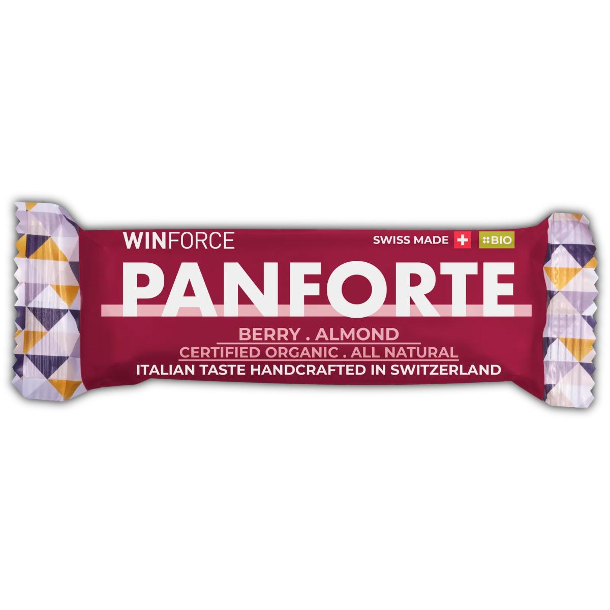 Winforce Panforte Energibar | Bær & Mandel | 60g Bær & Mandel, 60G