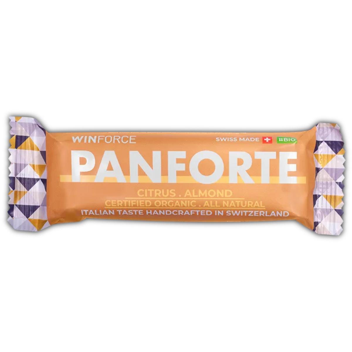 Winforce Panforte Energibar | Sitrus & Mandel | 60g Sitrus & Mandel, 60G