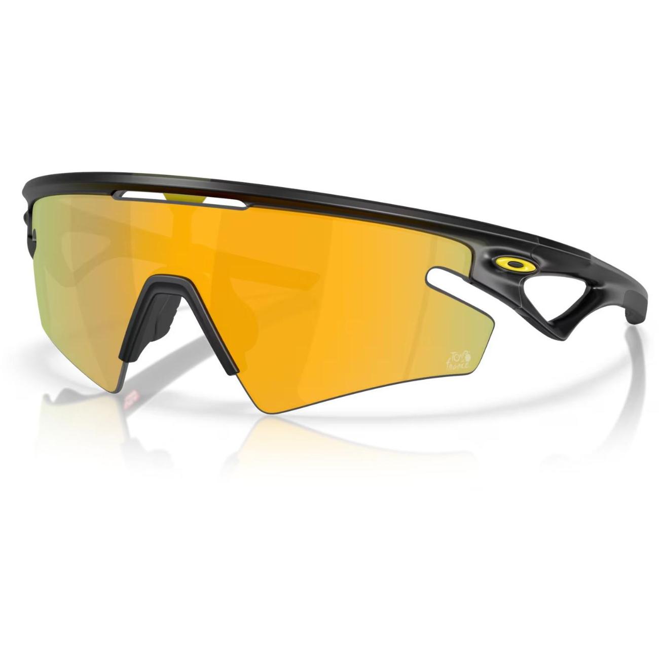 Oakley Sphaera Slash — 2025 Tour De France | Prizm 24K Polarized Matte Black Ink, L