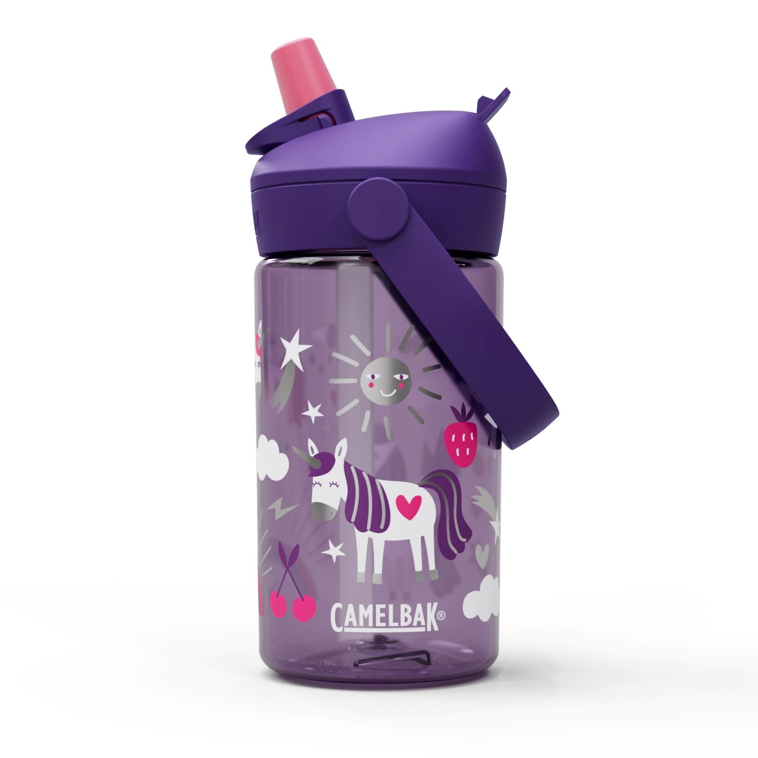Camelbak Thrive Flip Straw Kids 14oz Drikkeflaske Unicorn Party, 414ml