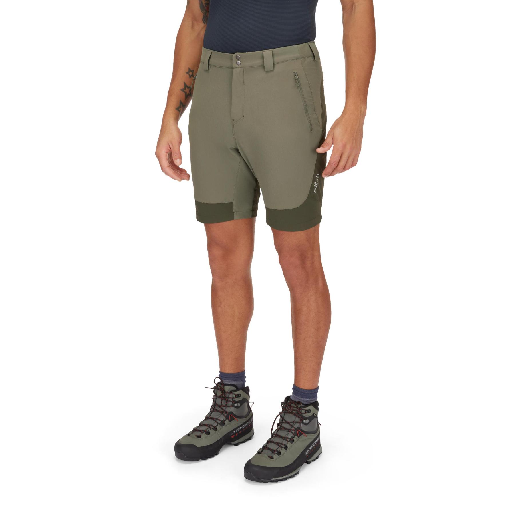 Rab Torque Mountain Turshorts Herre Light Khaki/Army, M/32
