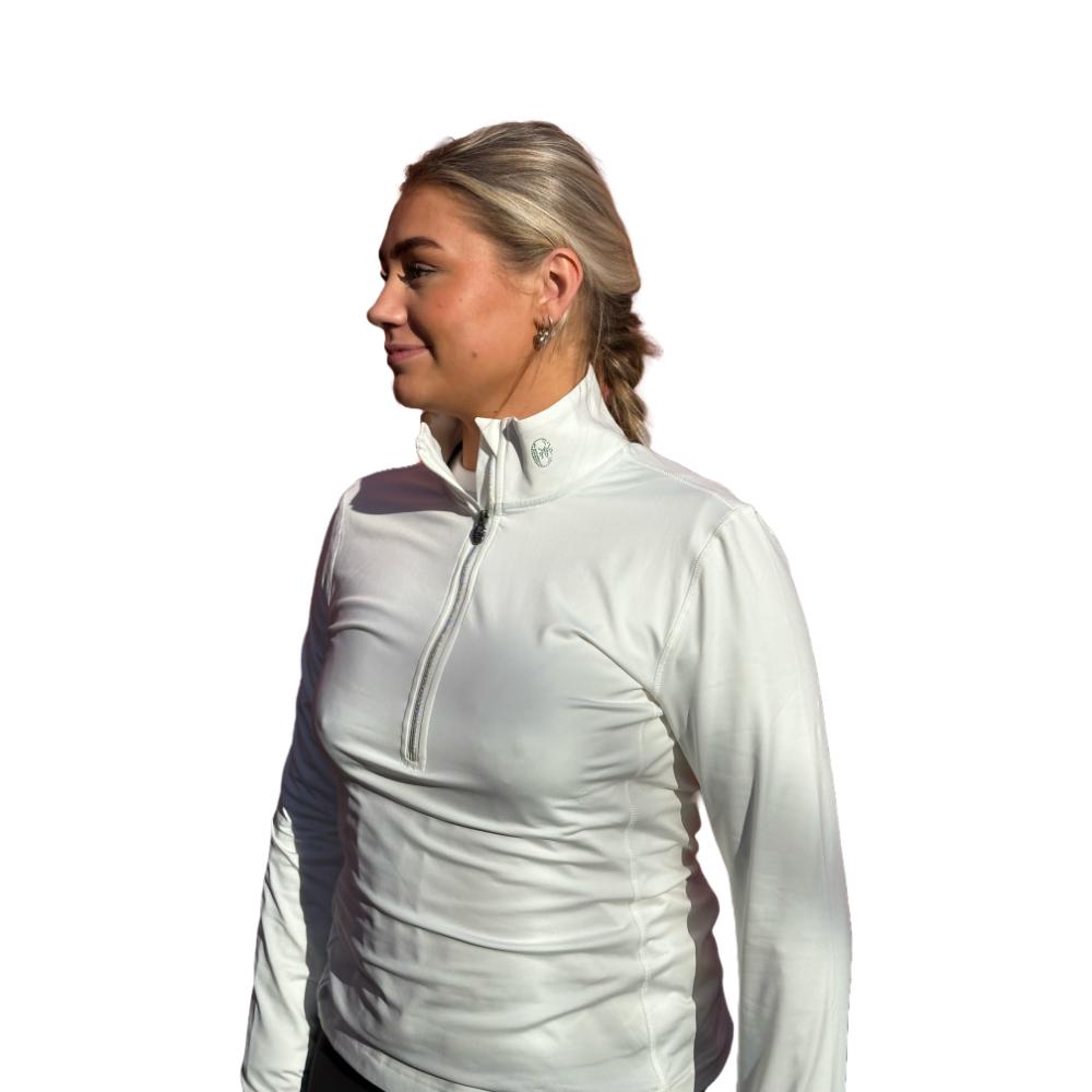 Conte Of Florence Kenashi Zip Fleecetrøye Dame Ecru, L